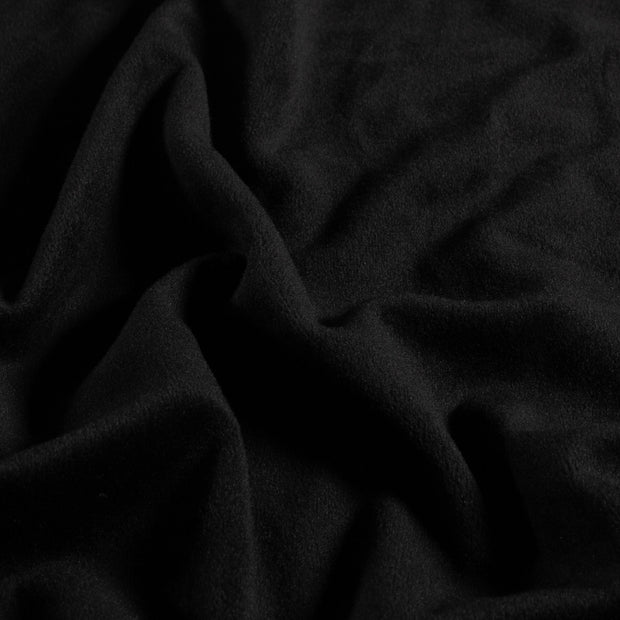 Supersoft Velvet fabric Unicolour Black
