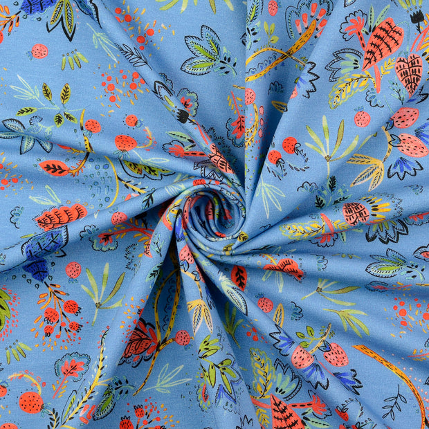Jersey fabric Sky Blue 