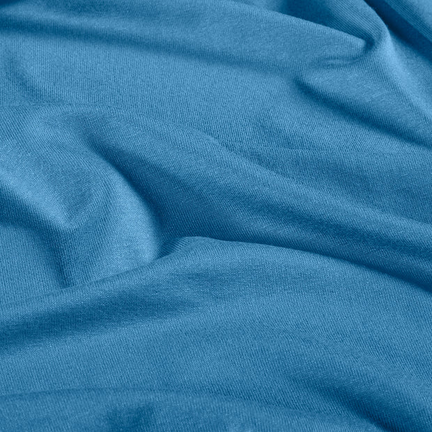 Viscose Jersey stof Effen Aqua