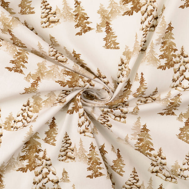 Cotton Poplin fabric White 
