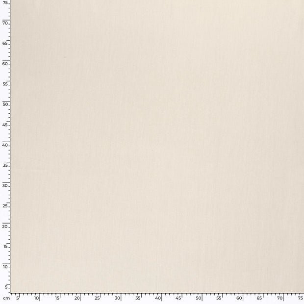 Bambou Poplin tissu Unicolore Beige