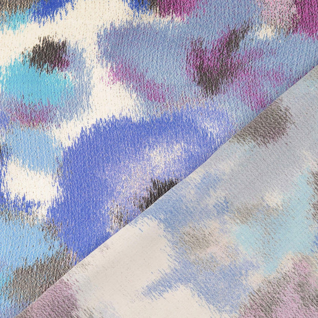 Viscose Satin fabrik Mehrfarbig digital bedruckt 
