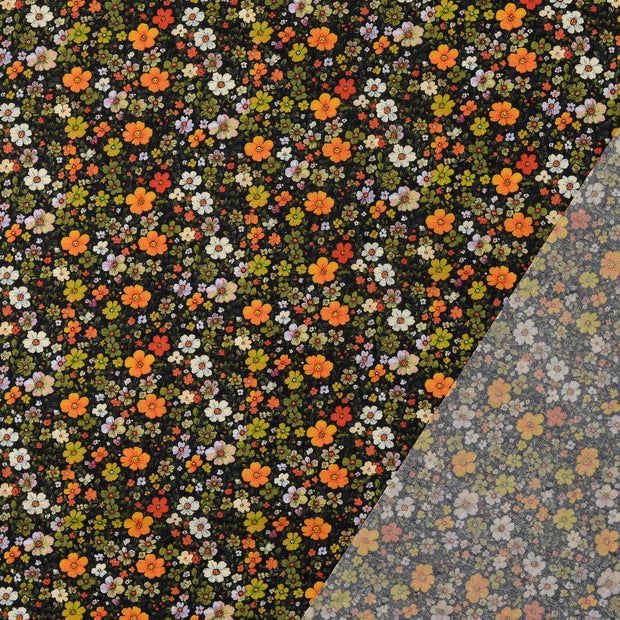 Voile tela Multicolor estampación digital 