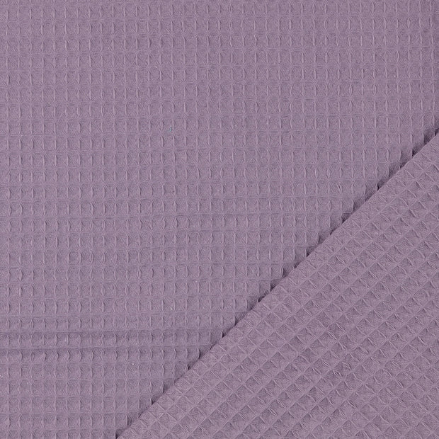 Waffle piqué fabric Unicolour 