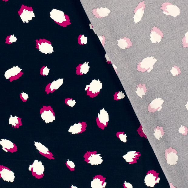 Viscose Satin fabric printed 