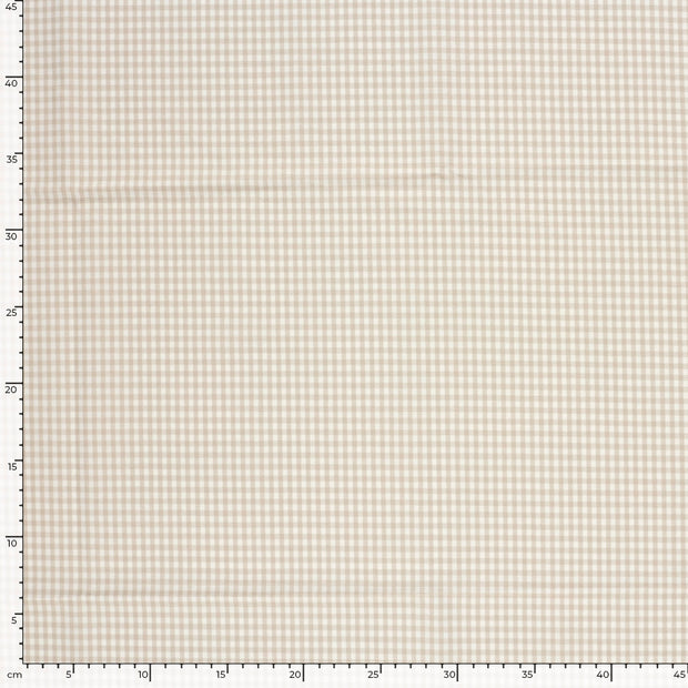 Bengaline stof Abstract Beige