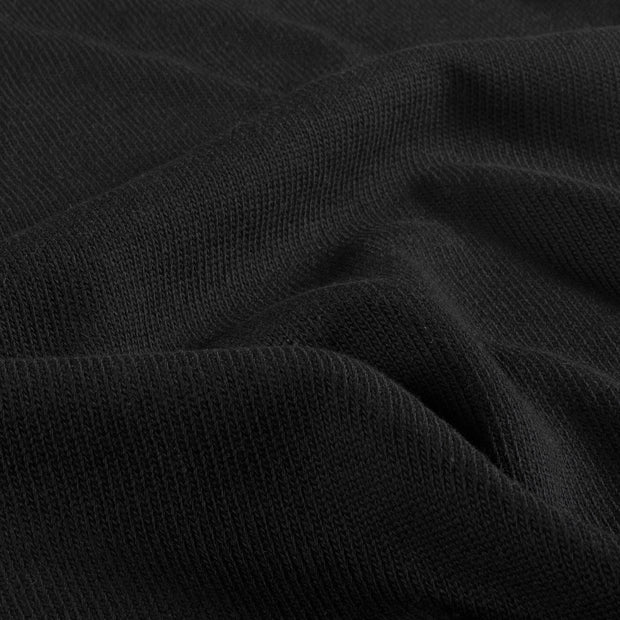 Heavy Knit fabric Unicolour Black