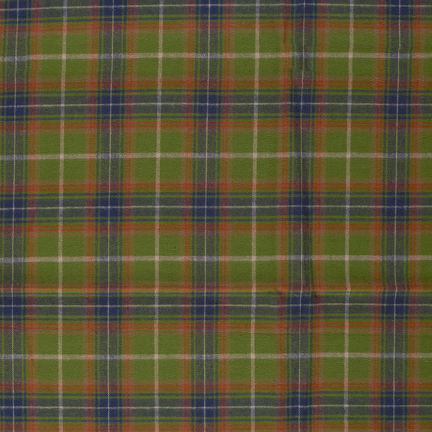 Flanelle tissu Vert kaki 