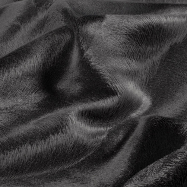 Velours fabric Unicolour Dark Grey