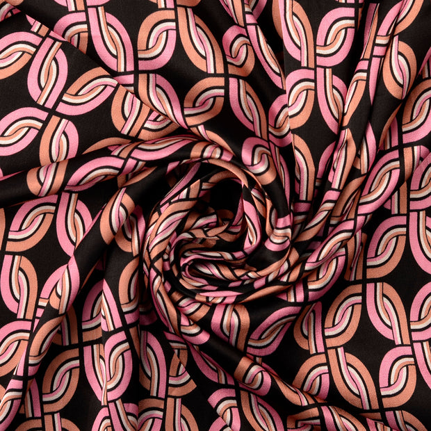 Viscose Satin fabric Salmon 
