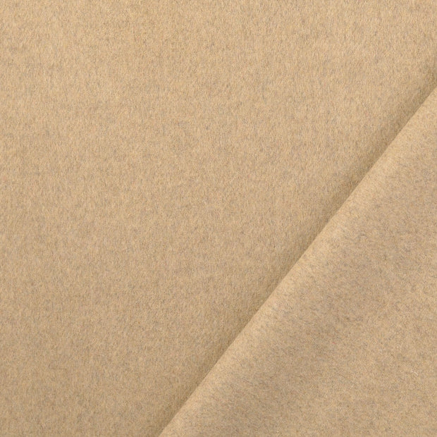 Wool Boucle fabric Beige 