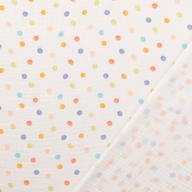 Muslin fabric Multicolor digital printed 