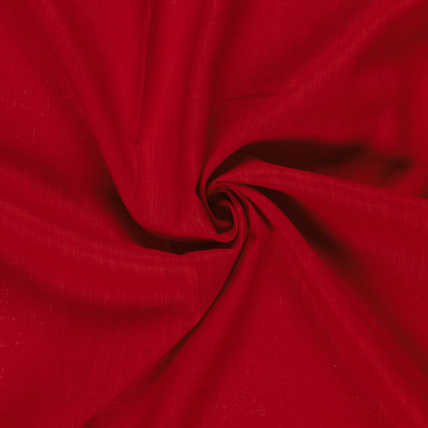 Ramie Linen fabric Dark Red 