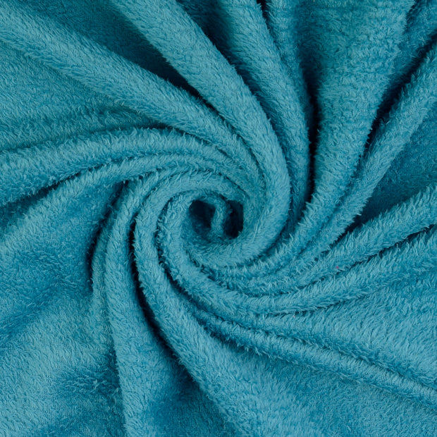 Coral Fleece fabric Petrol 