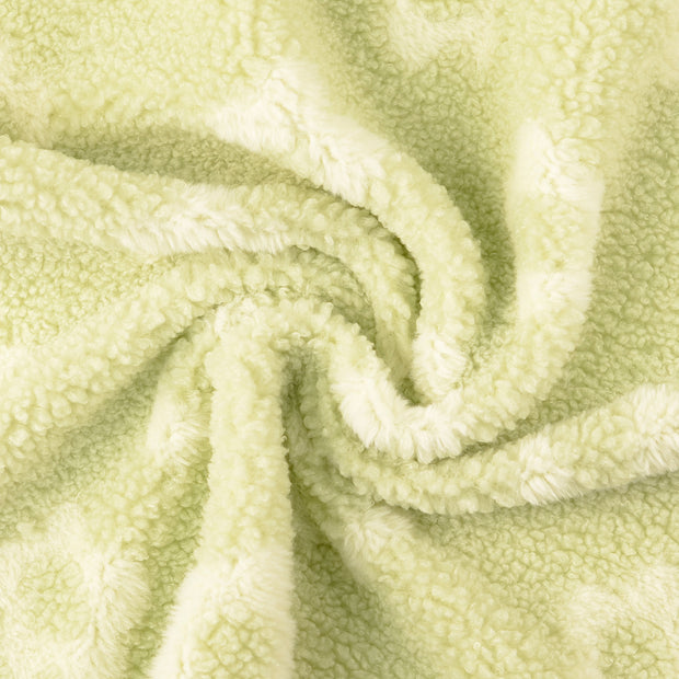 Teddy fabric Green 