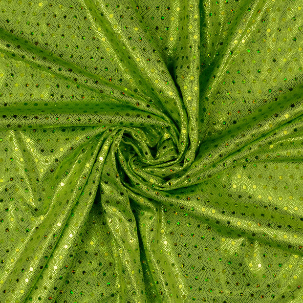 Polyester Jersey tela Manzana verde tejido recubierto 