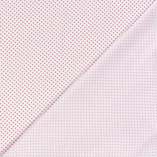 Popeline de Coton tissu pois imprimé 
