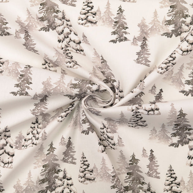 Cotton Poplin fabric White 