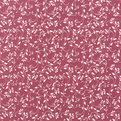 Cotton Poplin digital printed Flowers Wine red