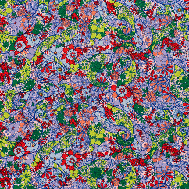 Polyester Bubble stof Limoen Groen zijdemat 
