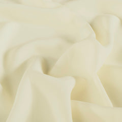 Viscose Poplin Unicolour Off White