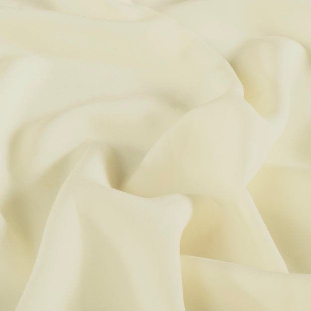 Viscose Poplin stof Effen Gebroken wit