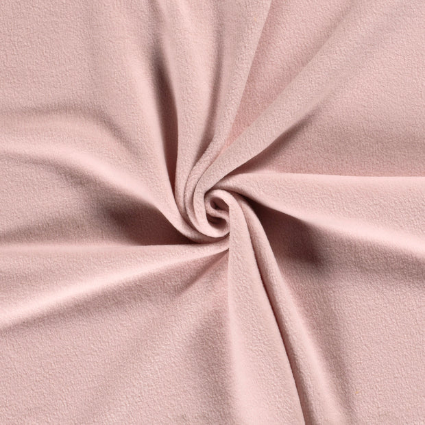 Polar Fleece fabric Old Pink brushed 