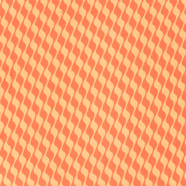 Viscose Nylon Twill fabric Salmon matte 