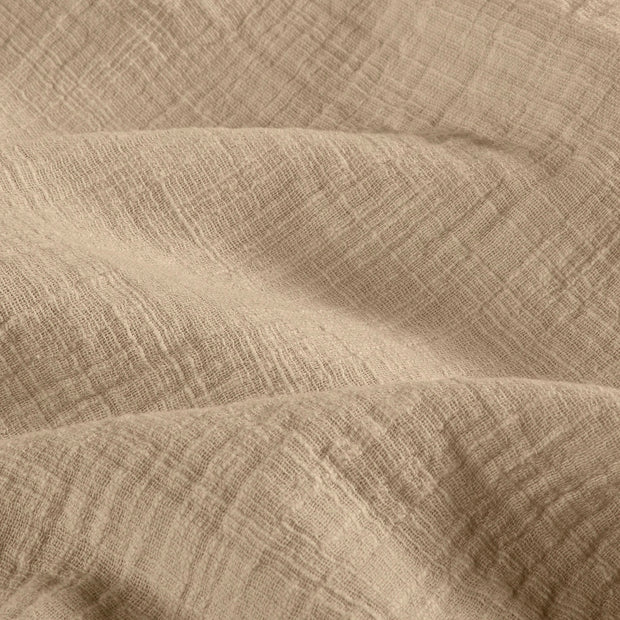 Muselina tela Unicolor Beis