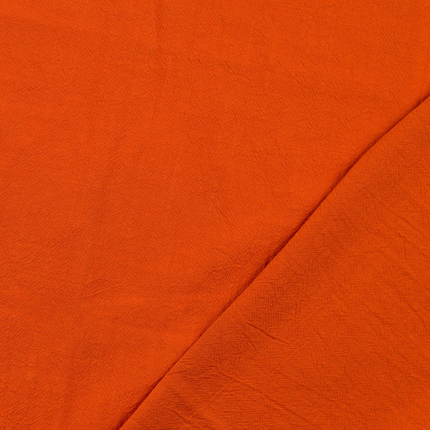 Popeline de Coton tissu Orange 