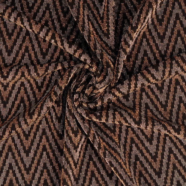 Jacquard Jersey fabrik Schwarz 