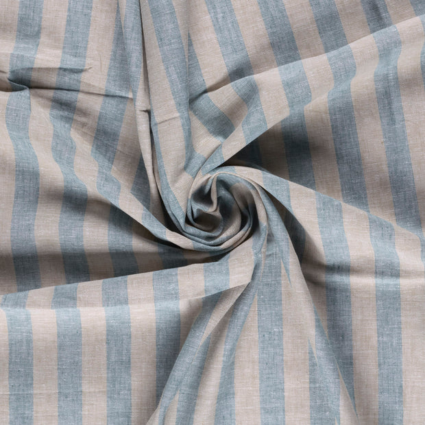 Lin tissu Bleu Canard 
