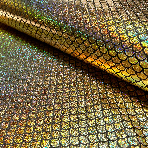 Lamé tela Sirena Oro