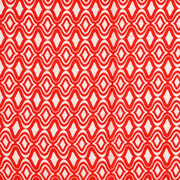 Viscose Poplin fabrik Rot 