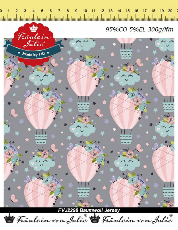 Cotton Jersey fabric Abstract 