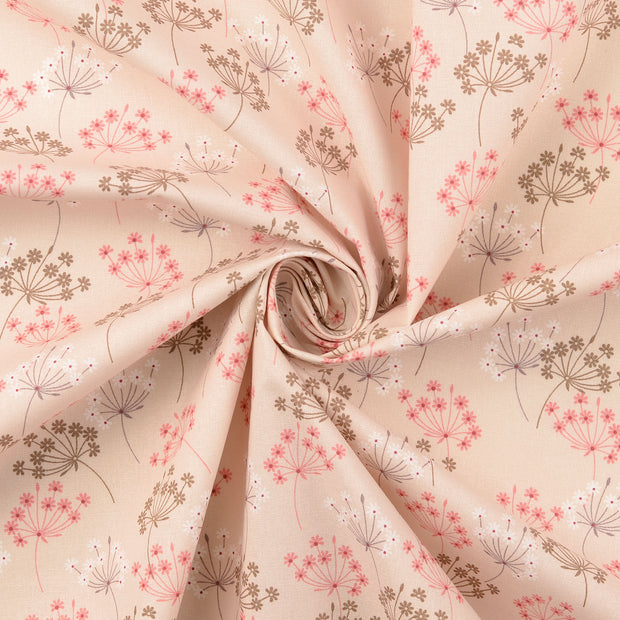 Cretonne fabric Beige 