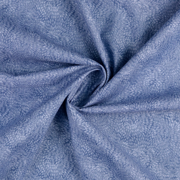 Cotton Poplin fabric Indigo 