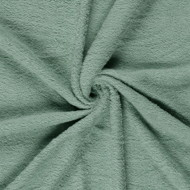 Terry Towelling fabric Dark Mint 