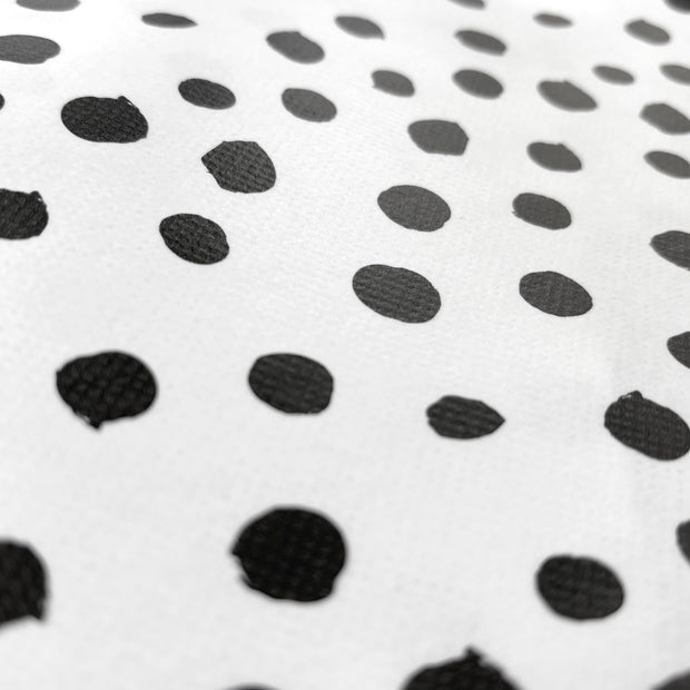 Hule tela Puntos Blanco