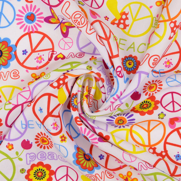 Burlington stof Multicolor bedrukt 