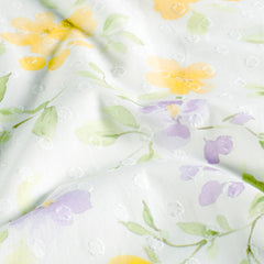 digital printed Flowers Orange