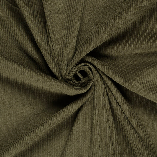 Corduroy 4.5w fabric Khaki Green 