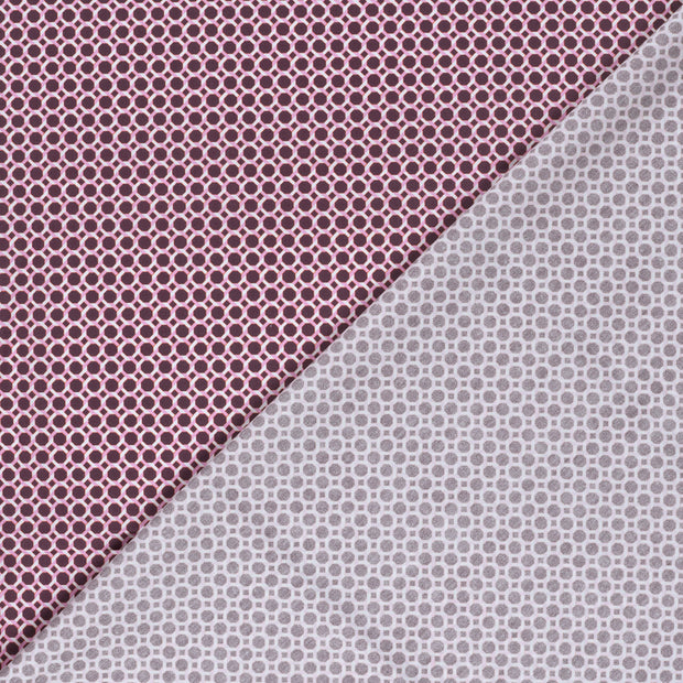 Popeline de Coton tissu motifs géométriques imprimé numérique 