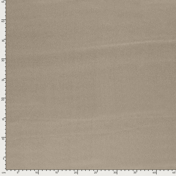 Satin Velvet fabric Unicolour Beige