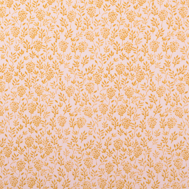 Jersey fabric Flowers Light Pink