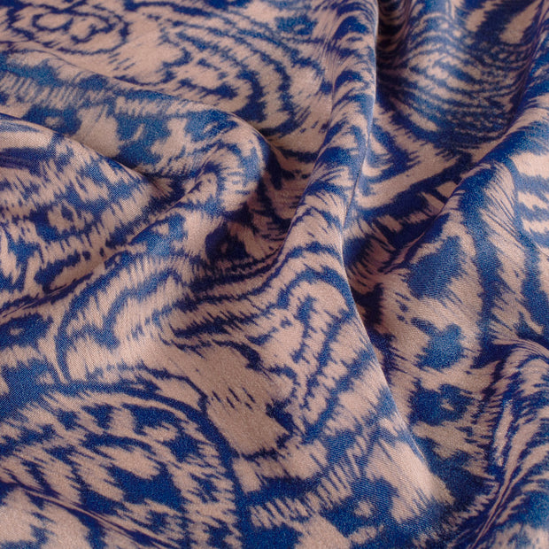 Satin Velvet fabrik Abstrakt Altrosa
