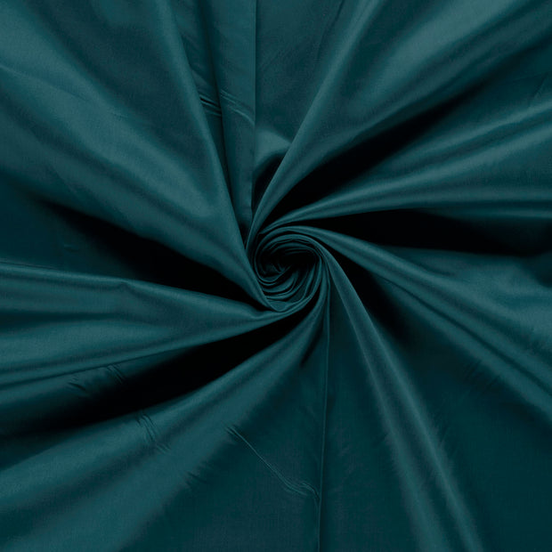 Satin fabrik Petrol 