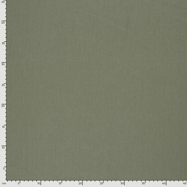 Woven Viscose Linen fabric Unicolour Olive Green