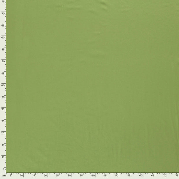 Jersey stof Effen Appelgroen