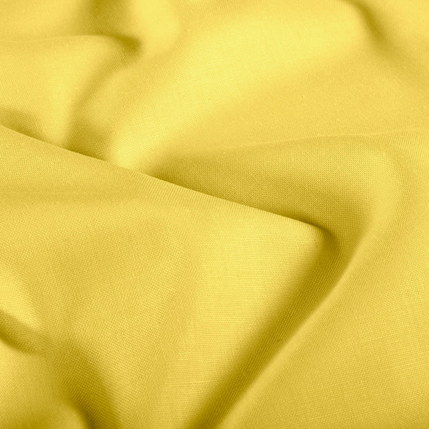 Cretonne fabric Unicolour Yellow